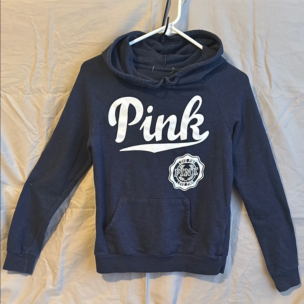 Pink Navy Hoodie